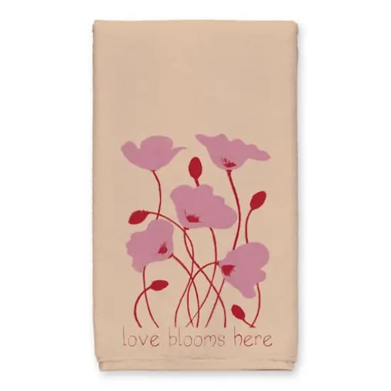 Love Blooms Here Tea Towel Set {3}