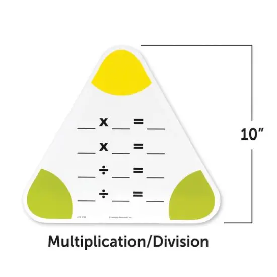 Learning Resources Write & Wipe Fact Family Boards, 2 Packs of 5 {6}