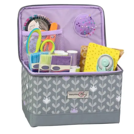 Everything Mary Purple Sewing Kit Organizer Box {7}