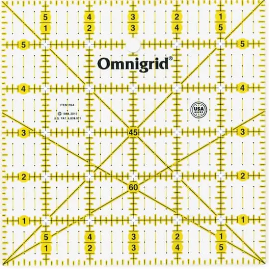 Omnigrid&reg; 6" x 6" Square Quilting & Sewing Ruler {1}