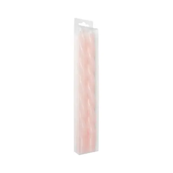 10" Unscented Twist Taper Candles, 2ct. by Ashland&reg; Blush {3}