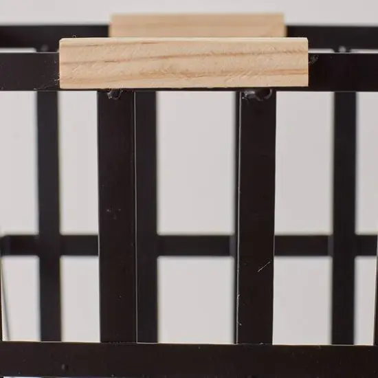 DII&reg; Black Metal Urban Modern Basket Set {5}