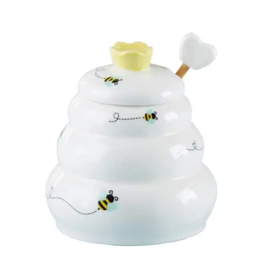 Kate Aspen&reg; Sweet As Can Bee Ceramic Honey Pot {1}