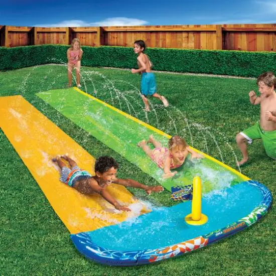 Banzai&reg; 16ft. Capture The Flag Racing Water Slide&trade; {4}