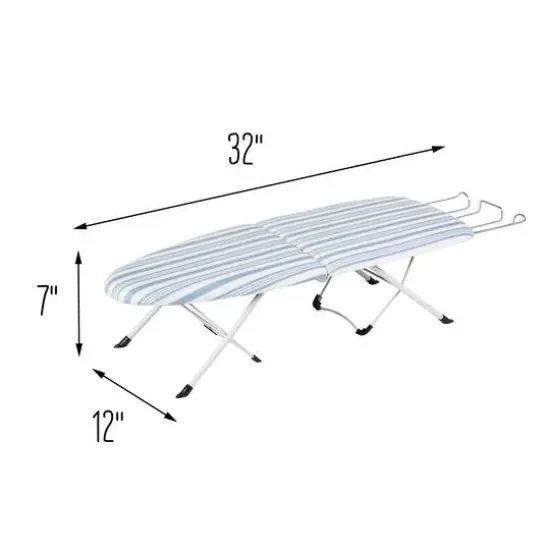 Honey Can Do Foldable Tabletop Ironing Board with Iron Rest {6}