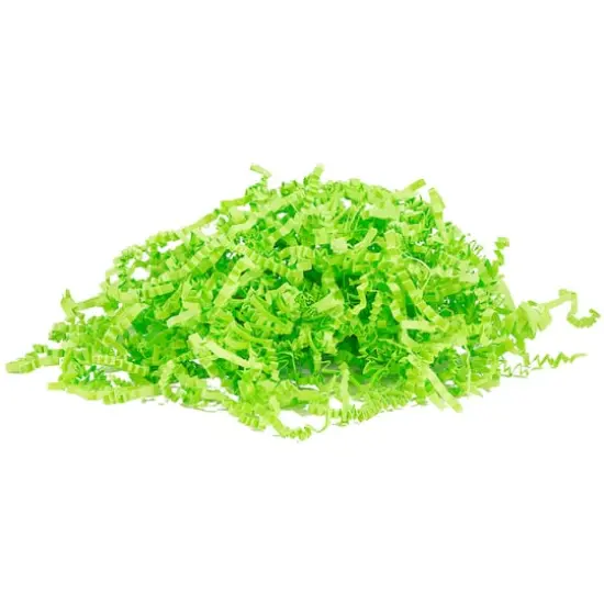 JAM Paper Crinkle Cut Shred Tissue Paper, 2oz. Lime Green {1}