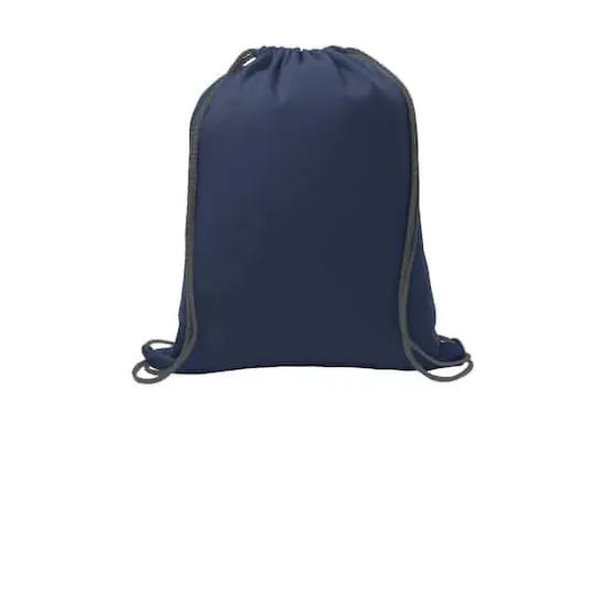 Port & Company&reg; Core Fleece Sweatshirt Cinch Pack Navy {4}