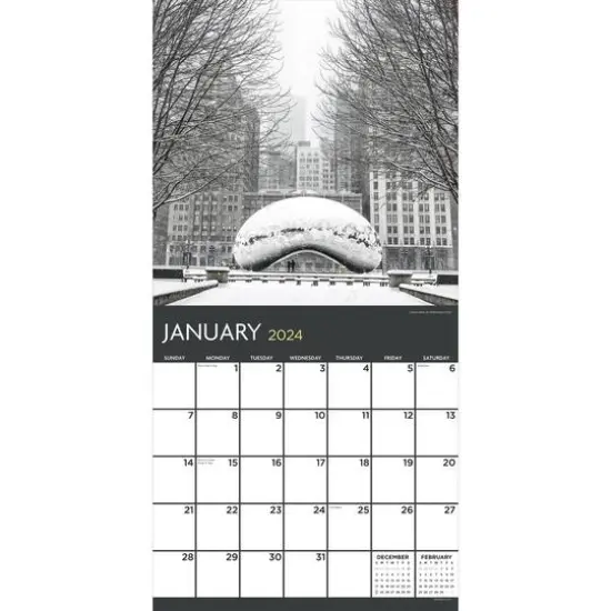 TF Publishing 2024 Chicago Wall Calendar {4}