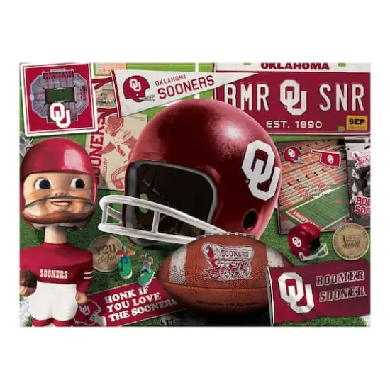 College Team Retro Series 500 Piece Puzzle Oklahoma Sooners {5}