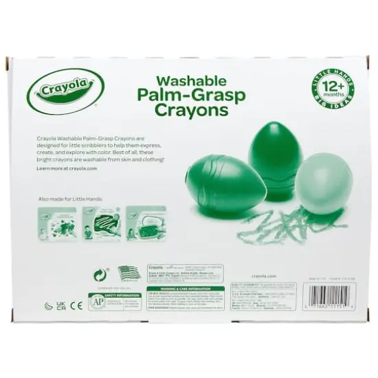 Crayola&reg; Washable Palm-Grasp Crayons, 12ct. {4}