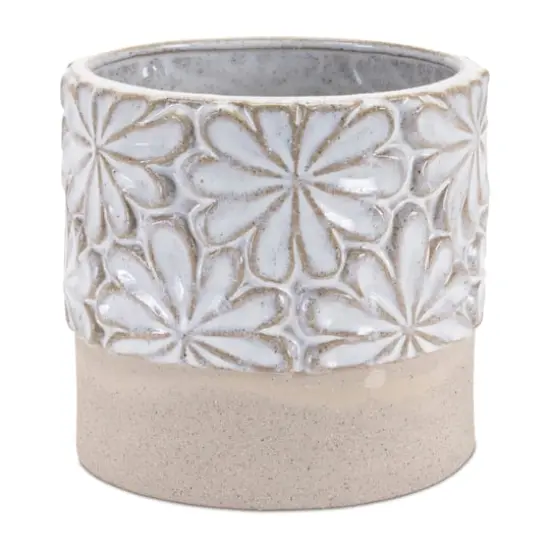 Ceramic Floral Planters Set {3}