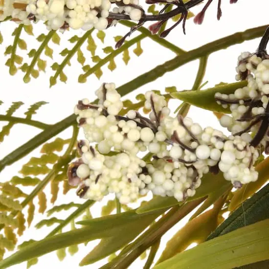 26" Harvest Wall Flower Swag {9}