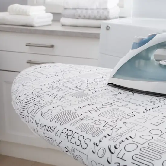 Simplify White Scorch Resistant Ironing Board Cover & Pad {6}