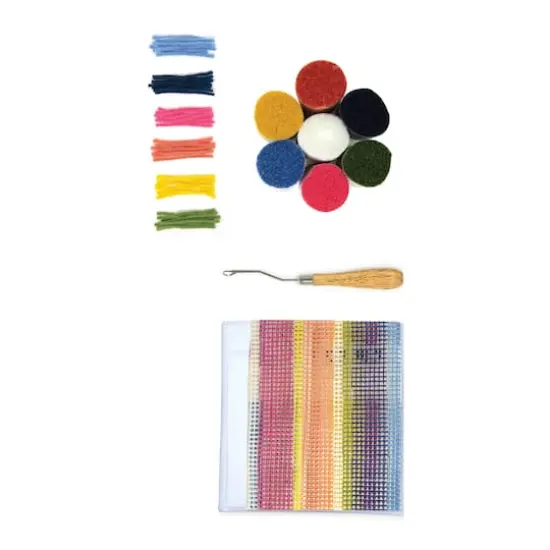 LoRan&reg; Latch-Stitch&trade; Pillow Kit, Bright Stripe Design {3}