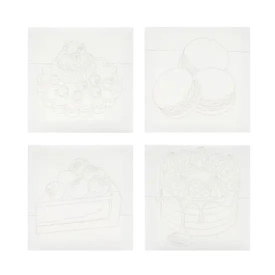 4" x 4" Sweets Canvas Painting Kit by Craft Smart&reg; {8}