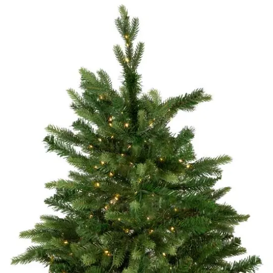 7.5ft. Pre-Lit Real Touch&trade;️ Riverton Fir Artificial Christmas Tree, Clear LED Lights {6}