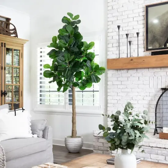 9ft. Artificial Fiddle Leaf Fig Tree {5}