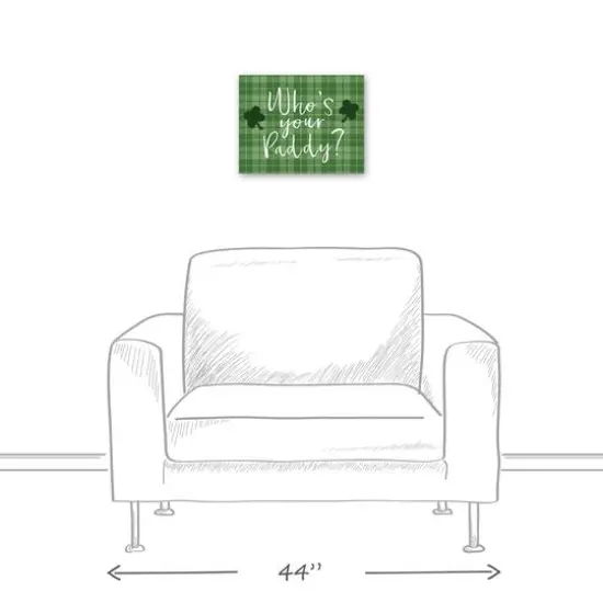Who's Your Paddy Canvas Wall Art {6}