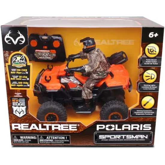 NKOK RealTree&reg; Polaris Sportsman XP 1000 R/C ATV Rider {3}