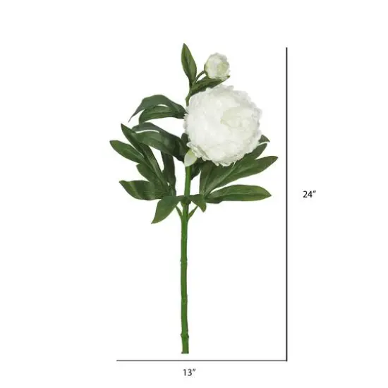 Cream Peony Stem, 3ct. {3}