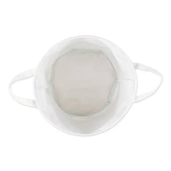 DII&reg; Round Stripes PE-Coated Cotton Polyester Laundry Hamper Aqua {7}