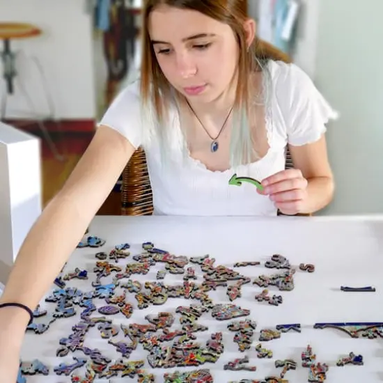 Retro Series Wooden Puzzle Minnesota Vikings {7}