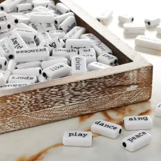 Bead Landing&trade; Crafting Beads, Words {3}