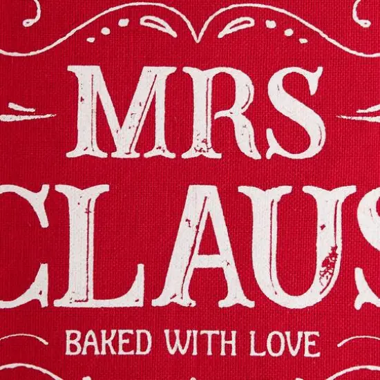 DII&reg; Mr & Mrs Claus Dishtowel Set {6}
