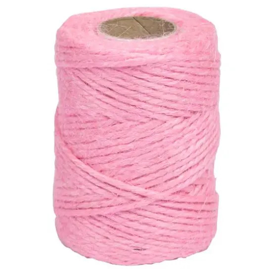 JAM Paper 1/8" x 54yd. Kraft Twine Pink {1}