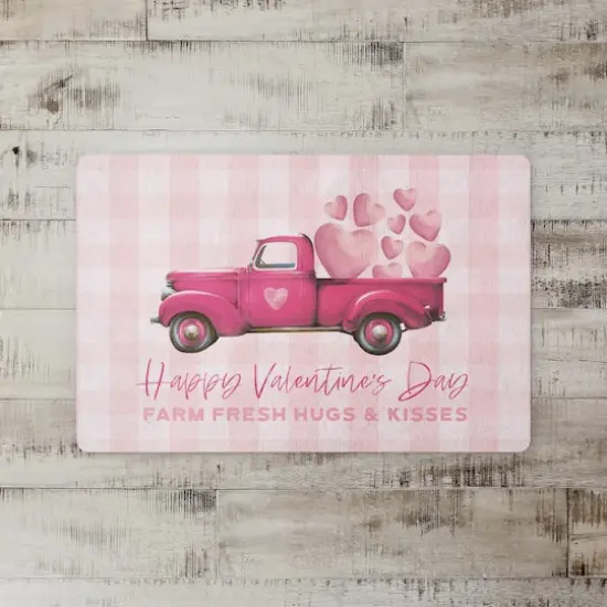 Farm Fresh Hugs & Kisses Floor Mat {3}