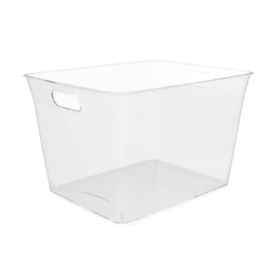 Curver&reg; V-Basket Extra Large Clear Organizing Storage Basket {1}