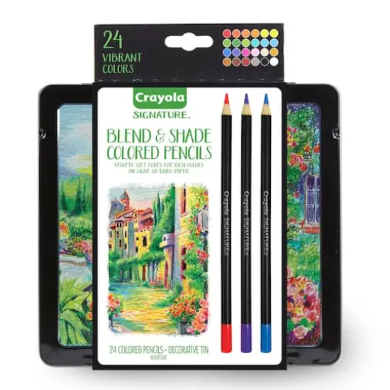 Crayola&reg; Signature 24 Blend & Shade Colored Pencils {1}