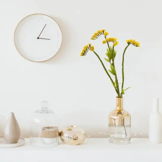 22" Baby's Breath Artificial Flower Set Yellow {5}