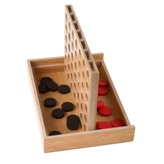 Toy Time Classic Four in a Row Wooden Game {6}
