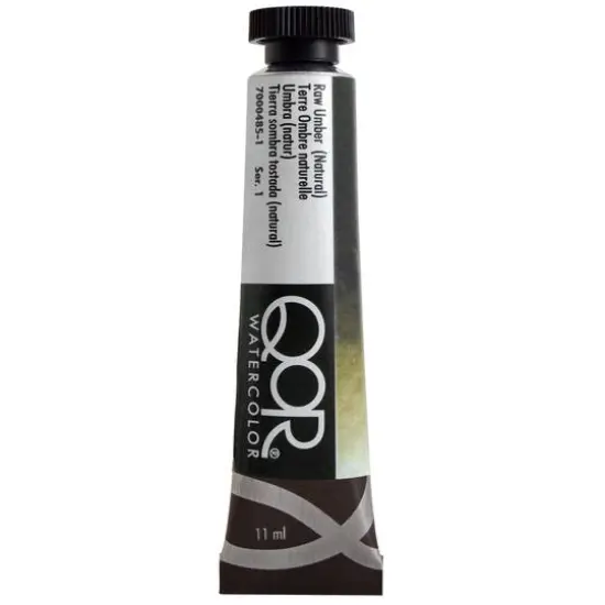 QoR&trade; Watercolor Tube, 11mL Raw Umber (Natural) {1}