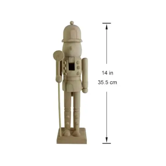 14" Soldier with Peppermint Staff DIY Pinewood Nutcracker by Make Market&reg; {5}