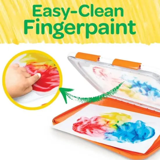 Crayola&reg; Easy-Clean Fingerpaint {8}