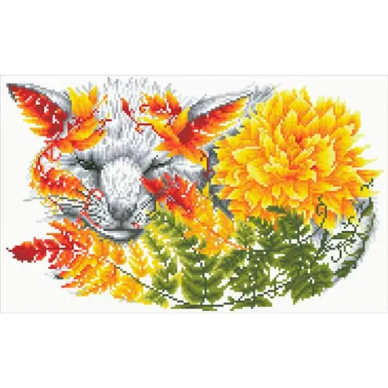 Diamond Dotz&reg; Intermediate Fern Fox Diamond Painting Kit {3}