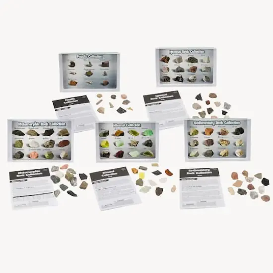 Educational Insights Complete Rock, Mineral & Fossil Set {1}