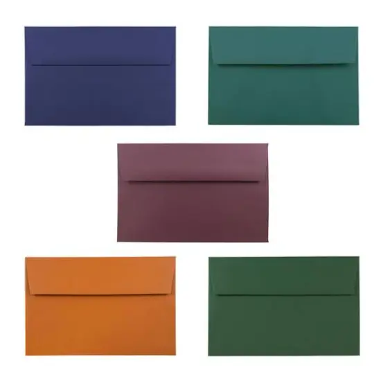 JAM Paper 6" x 9" Assorted Colors Premium Invitation Envelopes, 125ct. {3}