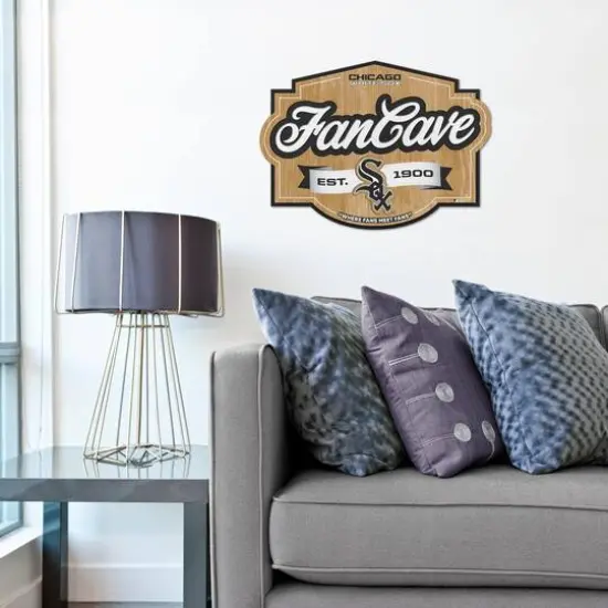 MLB Fan Cave Sign Chicago White Sox {4}