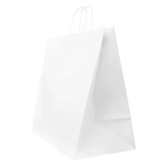 JAM Paper 16" White Kraft Gift Bags, 24ct. {1}