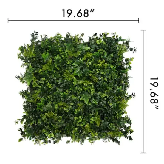 "Moss" Artificial Foliage Plant Green Wall Panels, 4ct. {3}