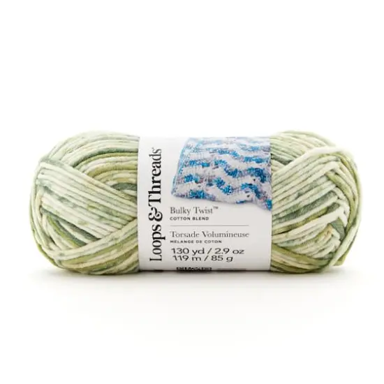 Bulky Twist&trade; Multi Yarn by Loops & Threads&reg; Green {1}