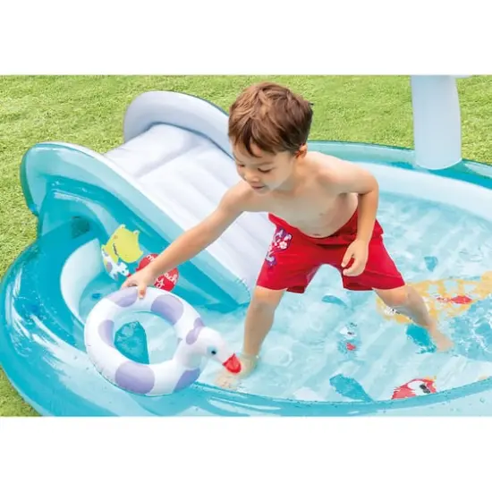 Intex Gator Inflatable Pool Play Center {7}