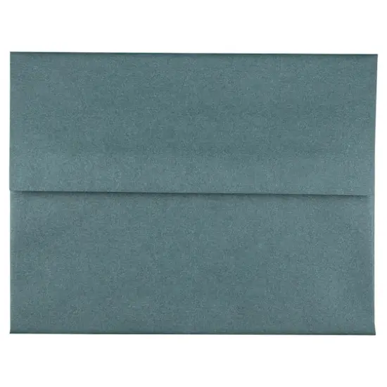 JAM Paper 4.375" x 5.75" Metallic Invitation Envelopes, 25ct. Malachite Deep Green Stardream {1}