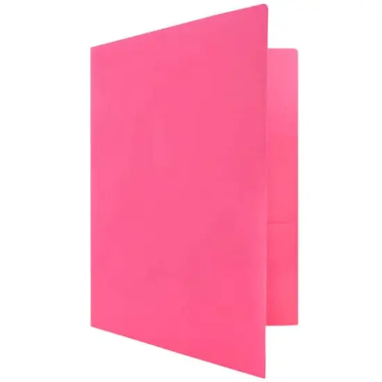 JAM Paper Premium Matte 2-Pocket Folders, 6ct. Magenta {6}