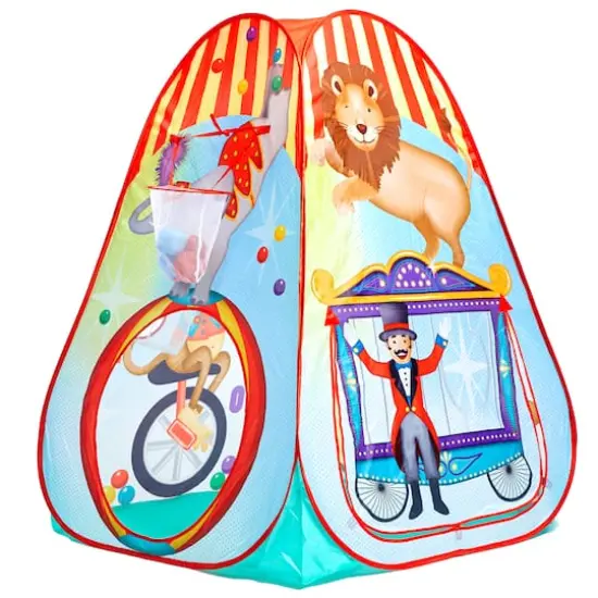 Fun2Give&reg; Pop-It-Up&reg; Circus Activity Play Tent with 4 Soft Balls {3}