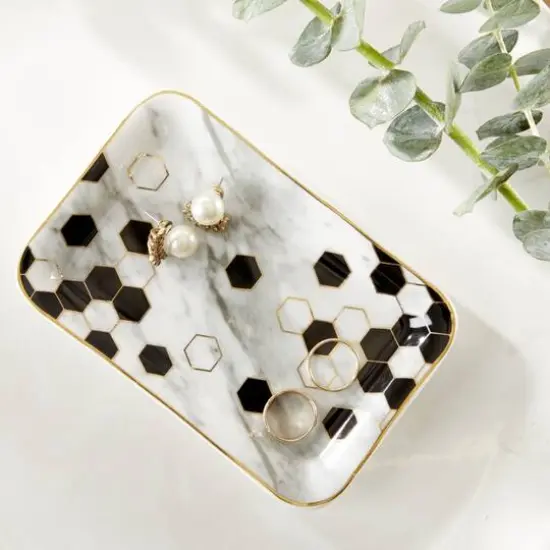 Kate Aspen&reg; Marble Trinket Dish {3}