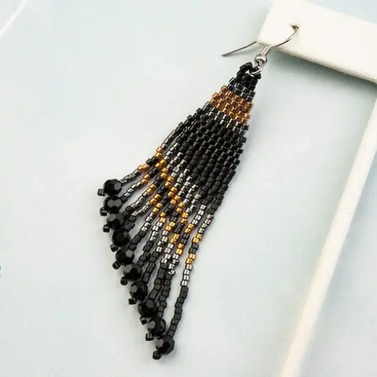 John Bead 11/0 Miyuki Delica Glass Seed Beads, 5g Light Topaz Gold Luster {4}